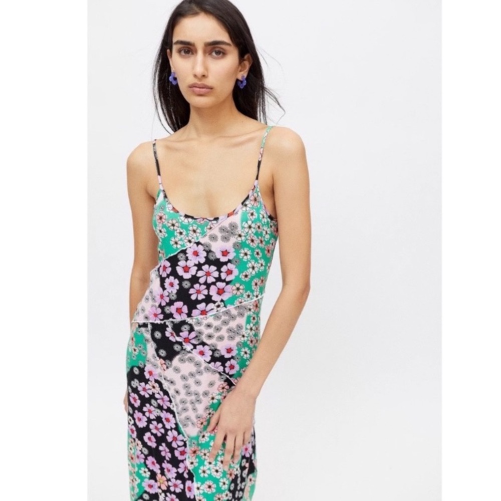 Uo Patchwork Dress - image 1